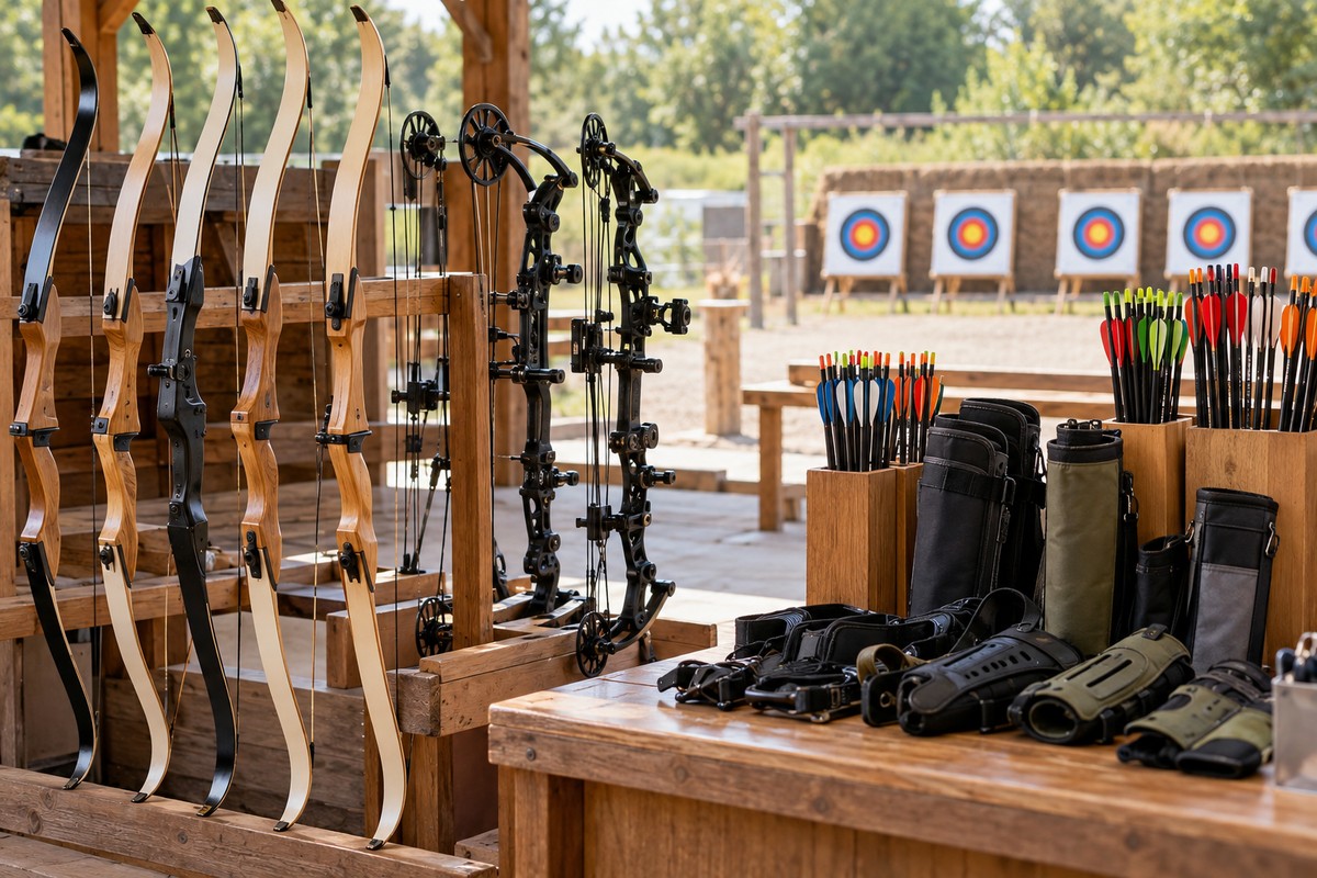 Archery rental equipment
