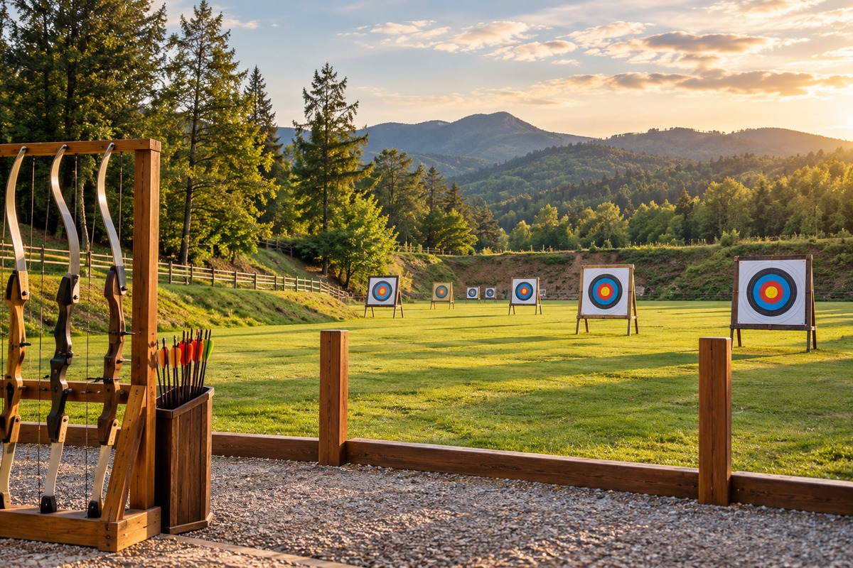 Outdoor archery range